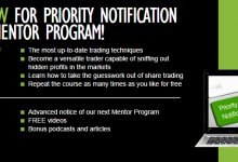 priority notification to Louise Bedford’s mentor program course
